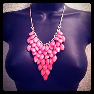 Coral Cluster Necklace